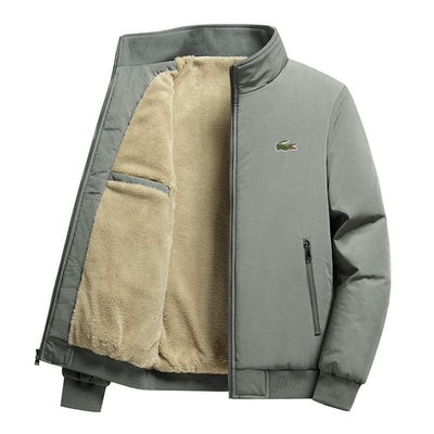 Men Sherpa Lined Thick Winter Warm Outwear